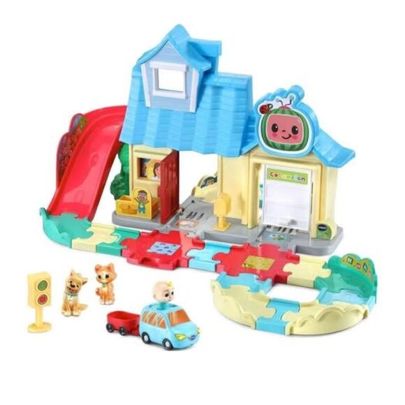NEW VTech CoComelon Go! Go! Smart Wheels JJ’s House Track Set - Picture 2 of 5